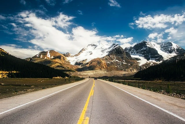 Icefields Parkway canada road trip