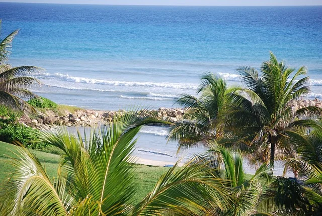 image of a beautiful beach in Montego Bay, Jamaica